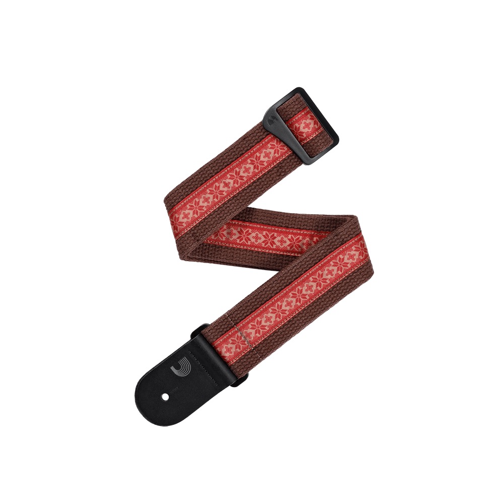 Planet Waves Planet Waves 50mm Deluxe Cotton Guitar Strap In Brown - Guitars