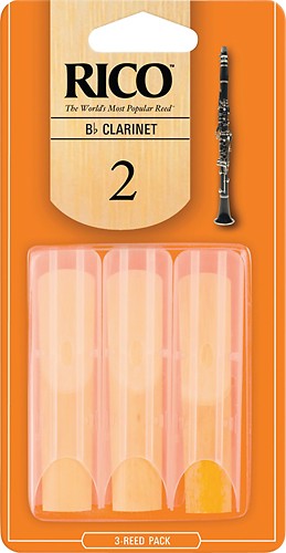 Rico Bb Clarinet Reed 3-Pack #2