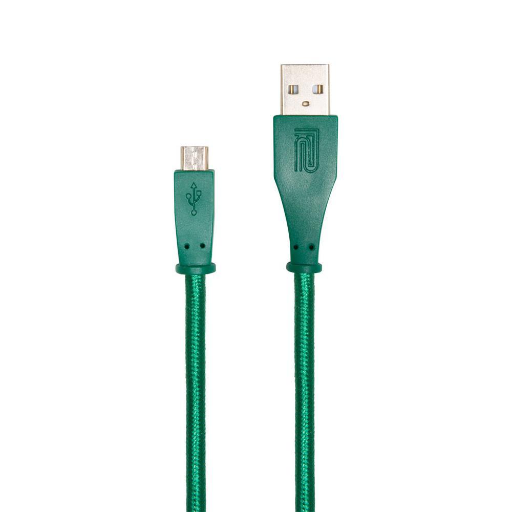 Roland 10ft USB-A to Micro-USB in Woven Green