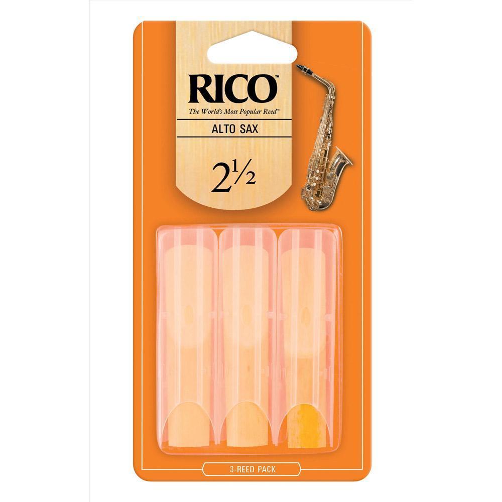 Rico Eb Alto Sax Reed 3-Pack #2.5