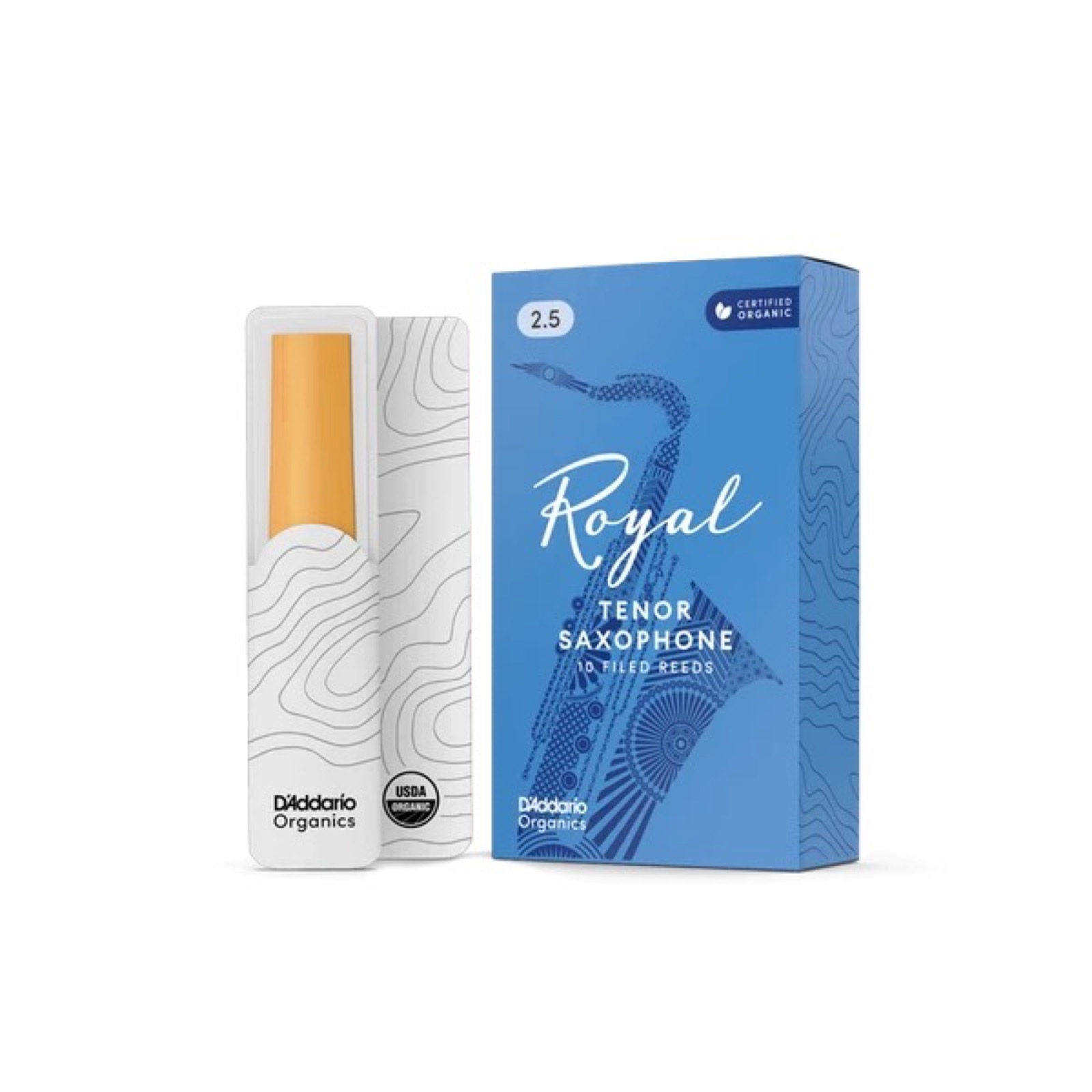 Misc Rico Royal Tenor Sax Reed 3-Pack #2.5 - Misc