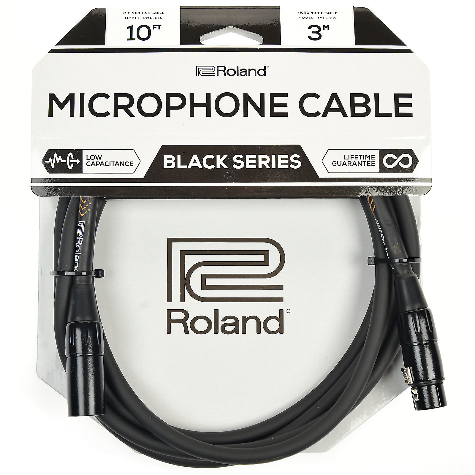 Roland Black Series 10 Foot XLR Male/Female  …