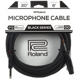 Roland Black Series Hi Z 20 Foot 1/4