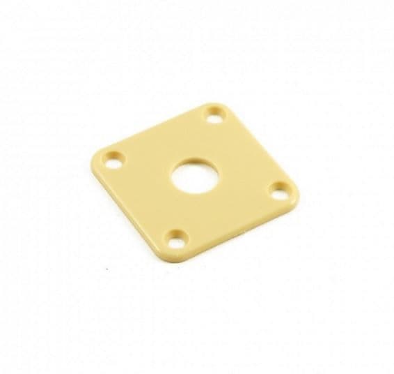 Misc Retro Parts Gibson Style Square Jack Plate - Guitars