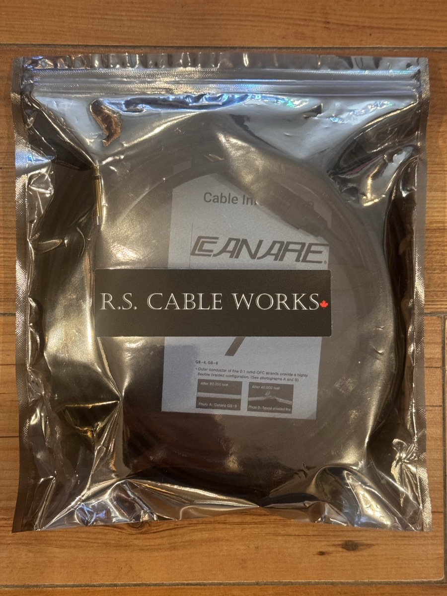 Misc R.S. Cable Works 15' Premium Guitar Cable, Canare, Neutrik Silent - Cables