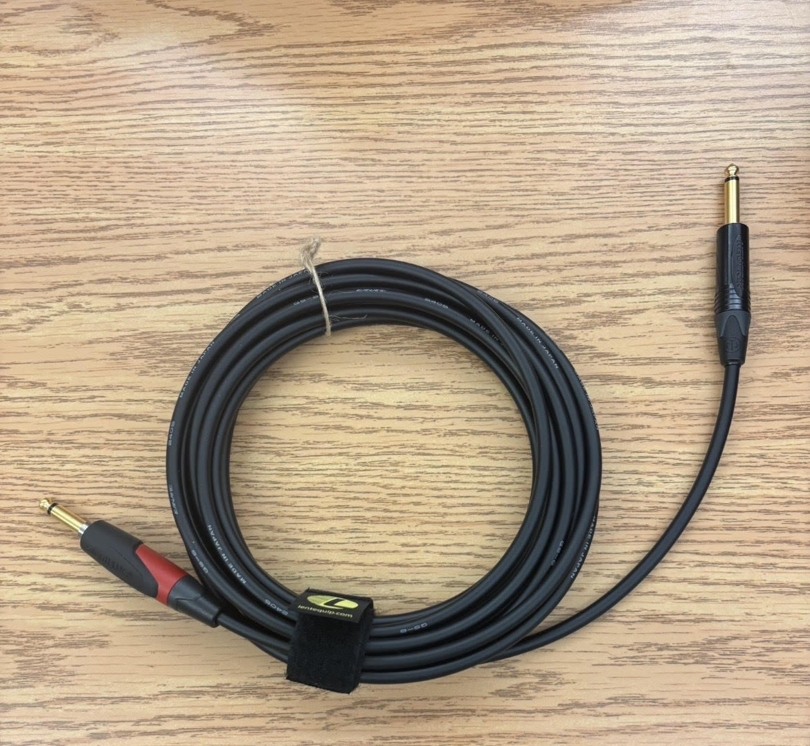 Misc R.S. Cable Works 15' Premium Guitar Cable, Canare, Neutrik Silent - Cables