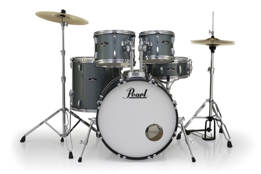 Pearl Roadshow Five Piece Kit With Hardware  …