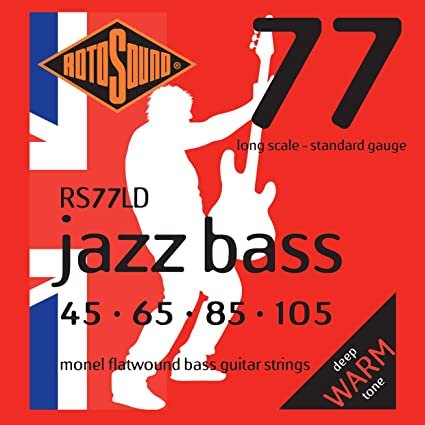Rotosound RS77LD Jazz Bass Monel Flatwound  …