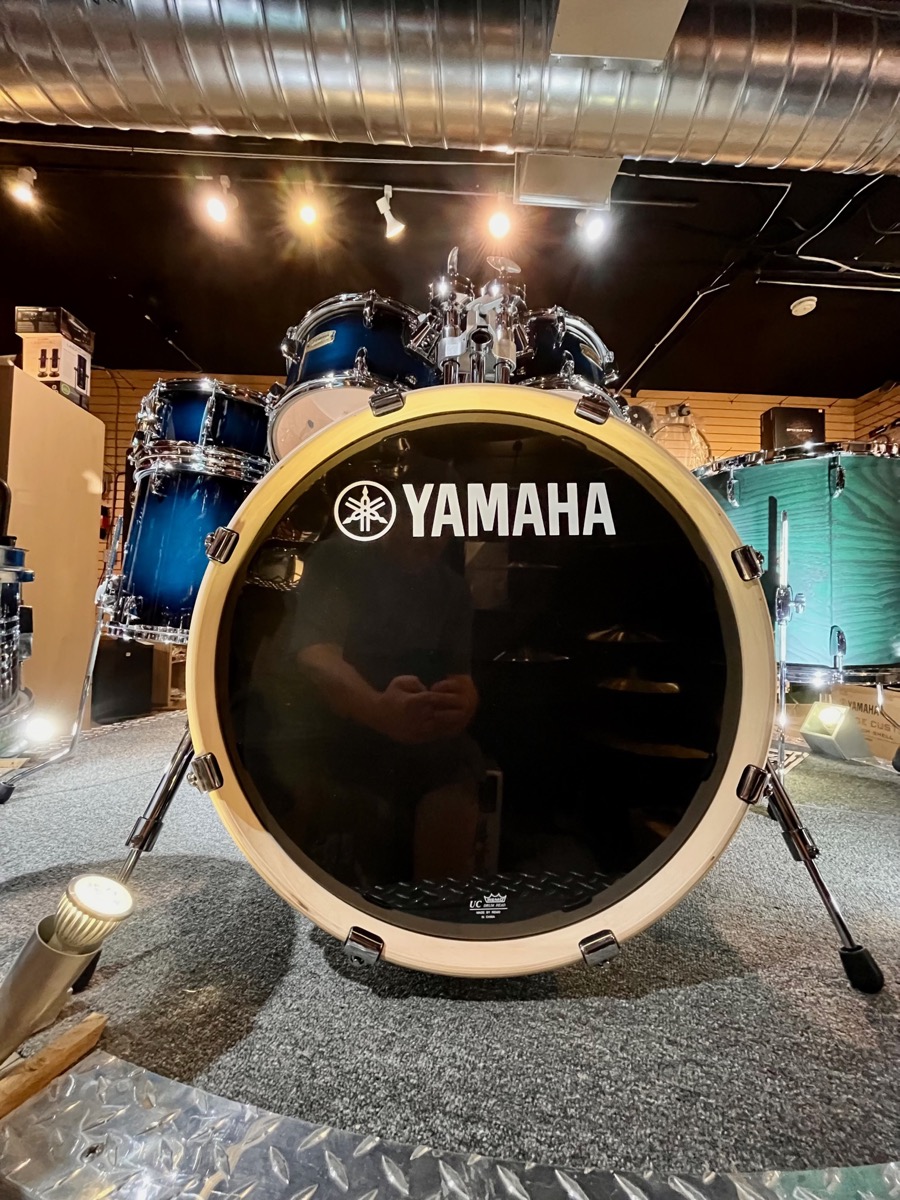 Yamaha Yamaha SBX0F57 Stage Custom Birch 5 Pc 20" w/HW780 Hardware, Deep Blue Sunburst - Drums