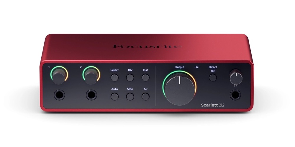 Focusrite Scarlett 2i2 4th Gen 2x2 USB  …