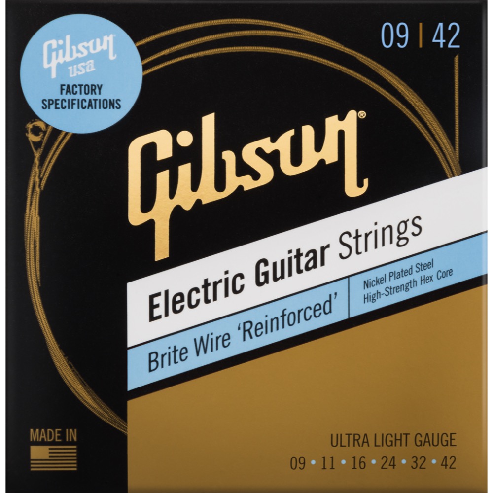 Gibson Brite Wire Reinforced Electric 9-42