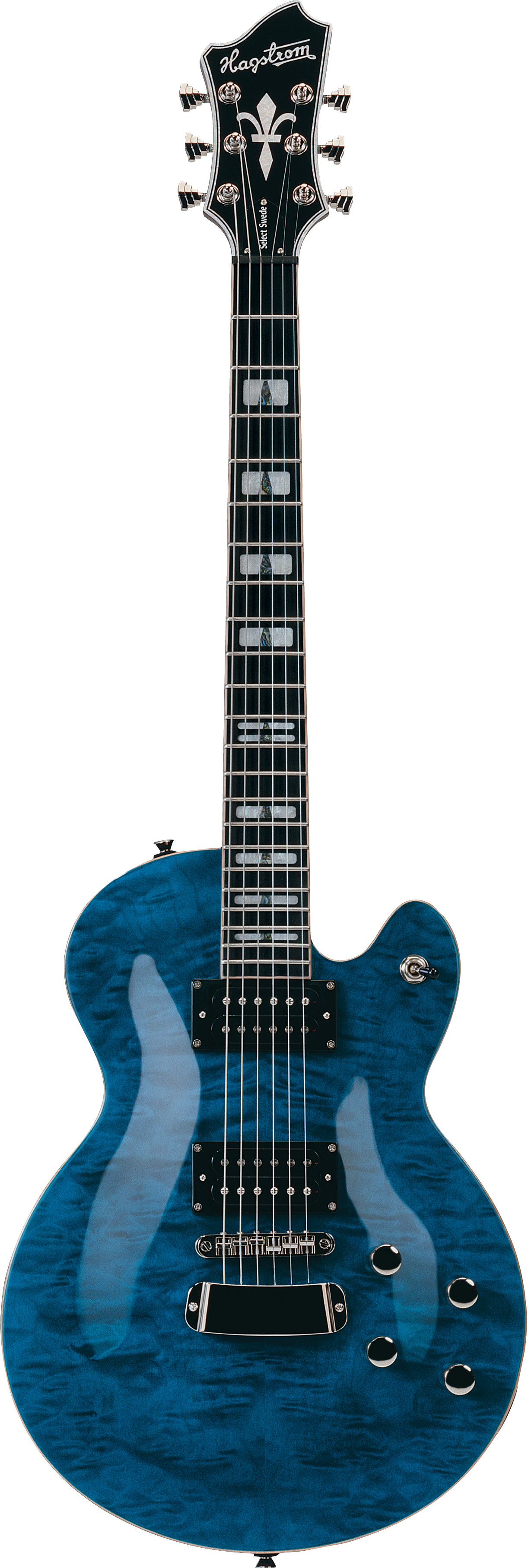 Hagstrom Select Swede with USA Seymour Duncan Pickups Quilted Top