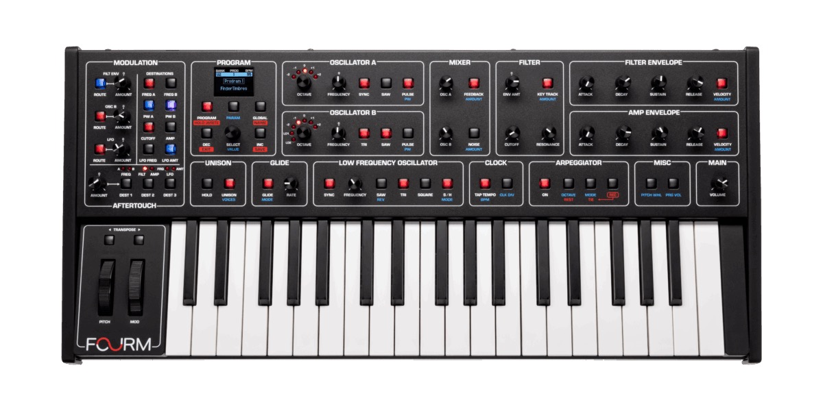 Sequential Fourm Polyphonic Analog 4 Voice Synth
