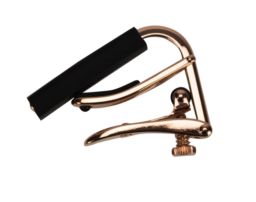 Misc Shubb Capo Royale Series, Rose Gold Titanium Finish Capo For Steel String Guitar - Guitars
