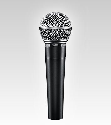 Shure SM58 Cardiod Dynamic Mic