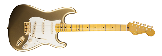 Squier Squier 60th Anniversary Classic Vibe '50s Stratocaster, Maple Board, Aztec Gold - Guitars