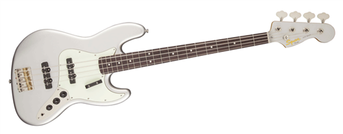 Squier Squier Classic Vibe Jazz 60's Bass In Inka Silver With Matching Headstock RW - Basses
