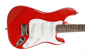 Squier Squier Mini Strat In Torino Red with Rosewood Neck - Guitars