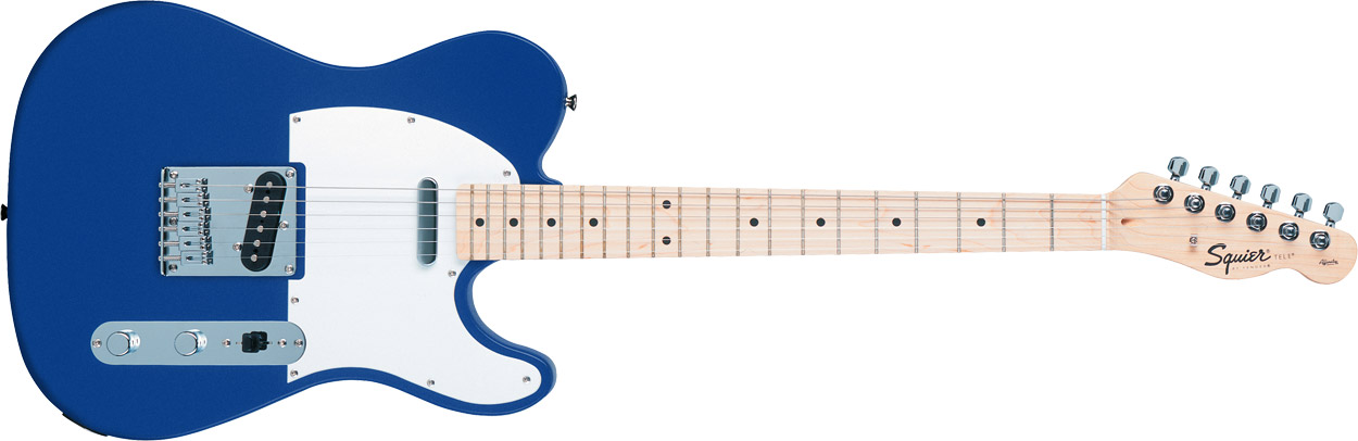 Squier Squier Affinity Tele Metallic Blue with Maple Neck - Guitars