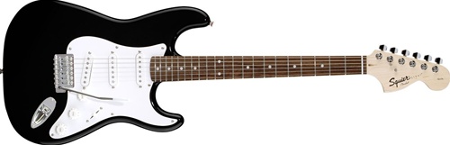 Squier Squier Affinity Strat Black with Rosewood Neck - Guitars