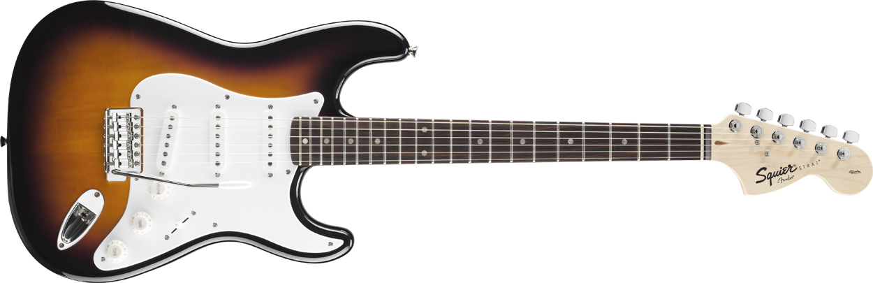 Squier Squier Affinity Strat Brown Sunburst with Rosewood Neck - Guitars