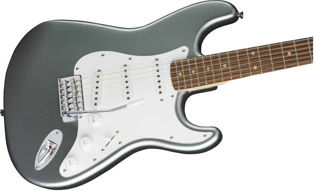 Squier Squier Affinity Strat In Slick Silver With Rosewood Neck - Guitars