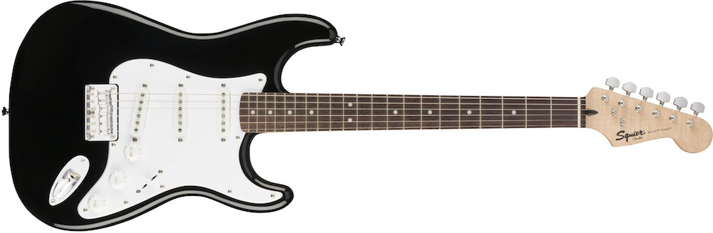 Squier Squier Bullet Strat Hardtail In Black - Guitars