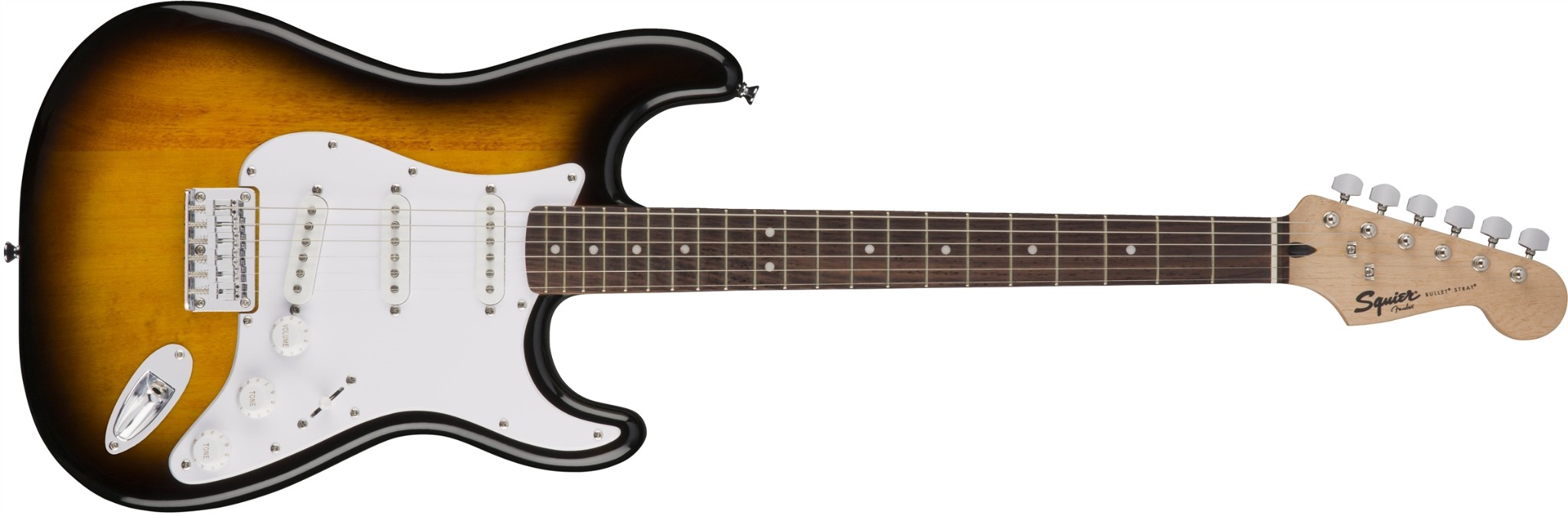 Squier Squier Bullet Strat Hardtail In Brown Sunburst - Guitars