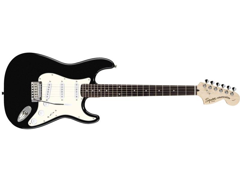 Squier Squier Standard Stratocaster Rosewood Black Metallic - Guitars