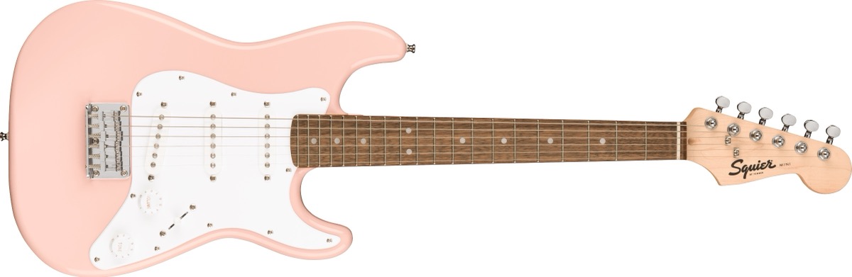 Squier Squier Mini Stratocaster In Shell Pink - Guitars