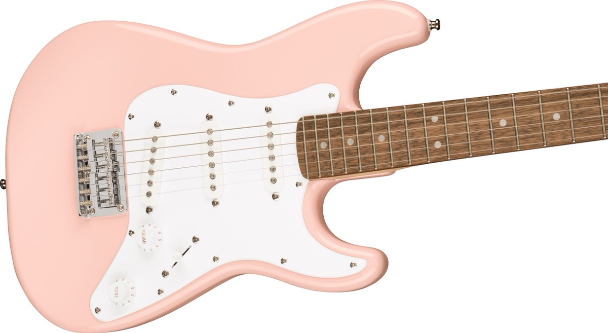 Squier Squier Mini Stratocaster In Shell Pink - Guitars