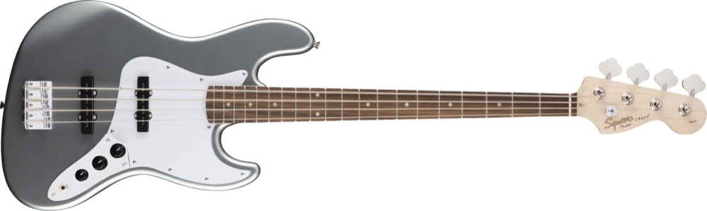 Squier Squier Affinity Jazz Bass Slick Silver with Laurel Fingerboard - Basses