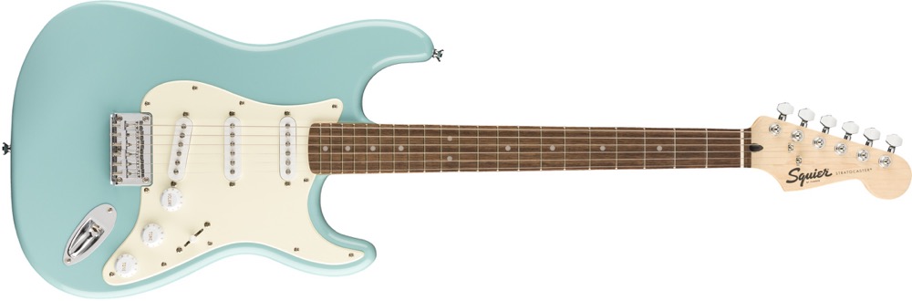 Squier Squier Bullet Strat Hardtail In Tropical Turquoise - Guitars