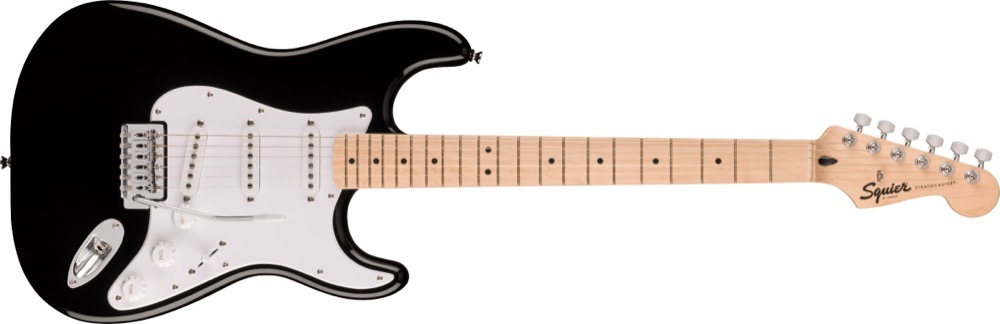 Squier Sonic Strat, Maple Neck In Black