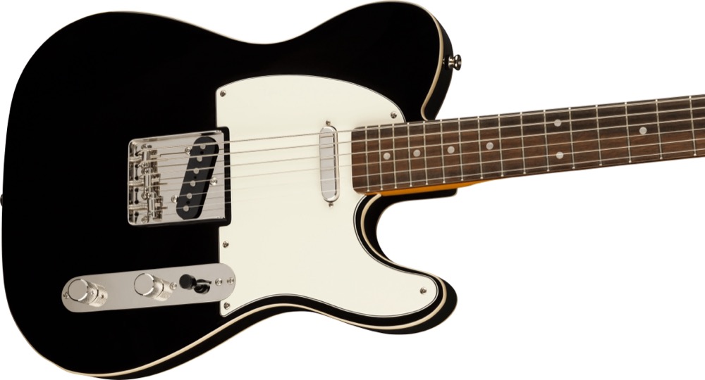 Squier Classic Vibe Baritone Custom Telecaster In Black: Canadian