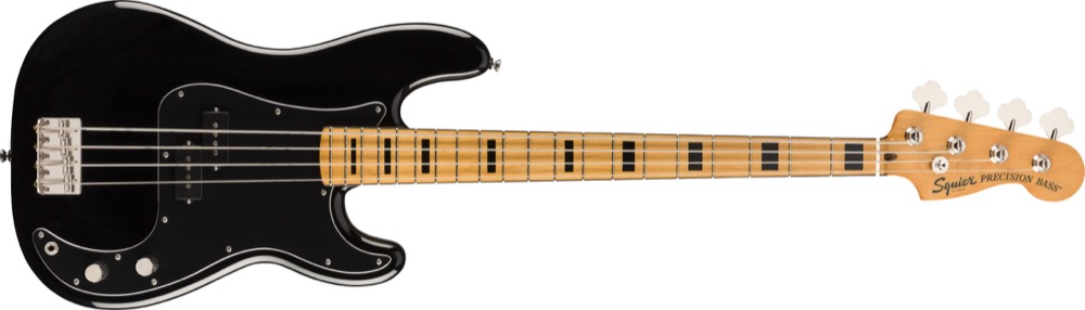 Squier Classic Vibe '70s P-Bass In Black  …
