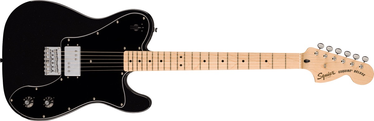 Squier Paranormal Esquire Deluxe In Metallic Black