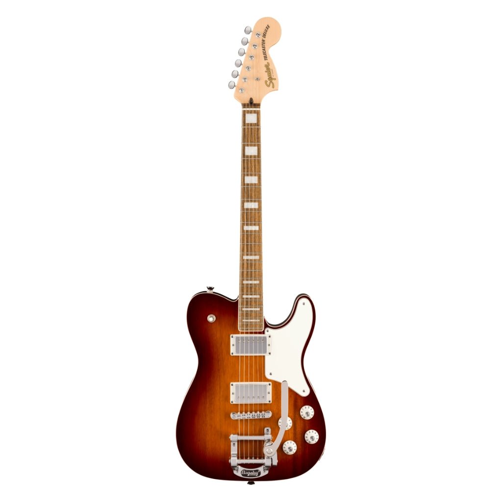 Squier Squier Paranormal Troublemaker Tele Deluxe Bigsby - Honey Sumburst - Guitars