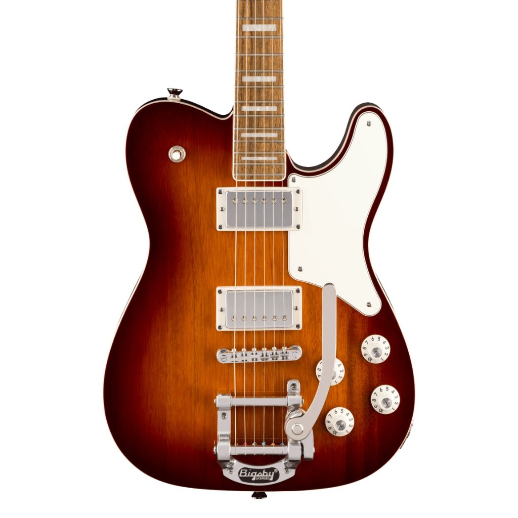 Squier Squier Paranormal Troublemaker Tele Deluxe Bigsby - Honey Sumburst - Guitars