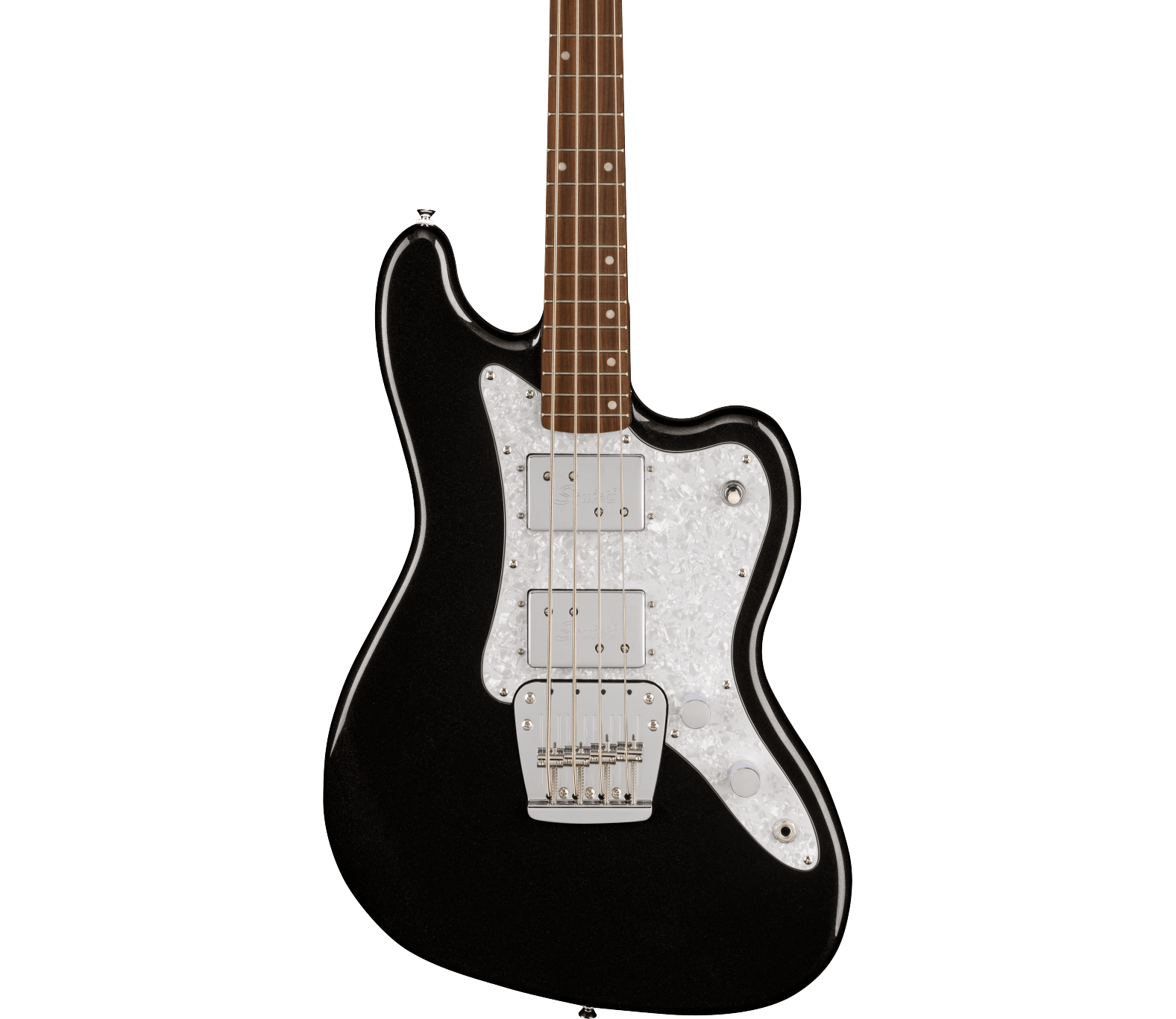 Squier Squier Paranormal Rascal Bass HH, Metallic Black - Basses