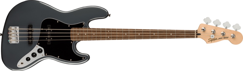 Squier Affinity Jazz Bass In Charcoal  …