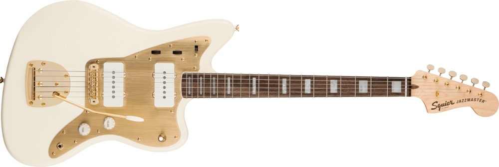 Squier 40th Anniversary Jazzmaster, Olympic White
