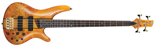 Ibanez Ibanez SR800 4 String  SR Bass w/Mahogany Body in Amber Finish - Basses