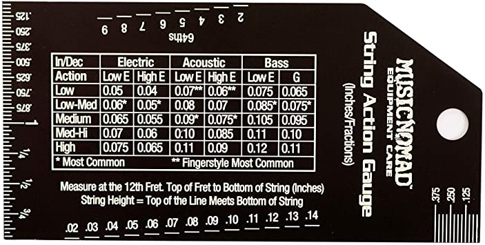 Music Nomad Precision String Action Gauge