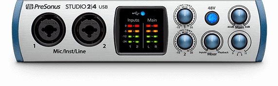 PreSonus Presonus Studio 24 2 x 2 USB Audio Interface - Recording