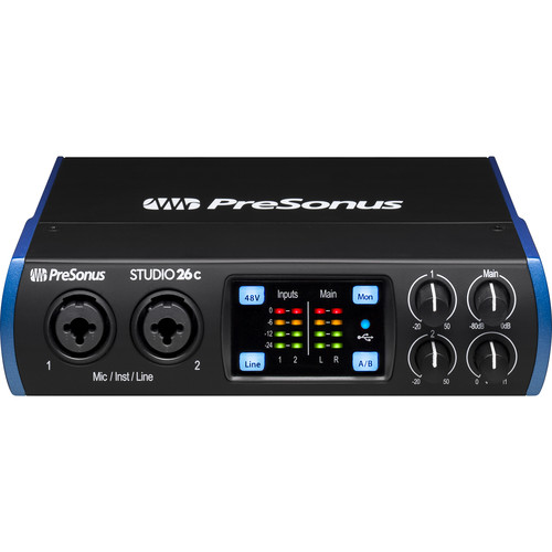PreSonus Studio 26 2 x 6 USB-C Audio Interface