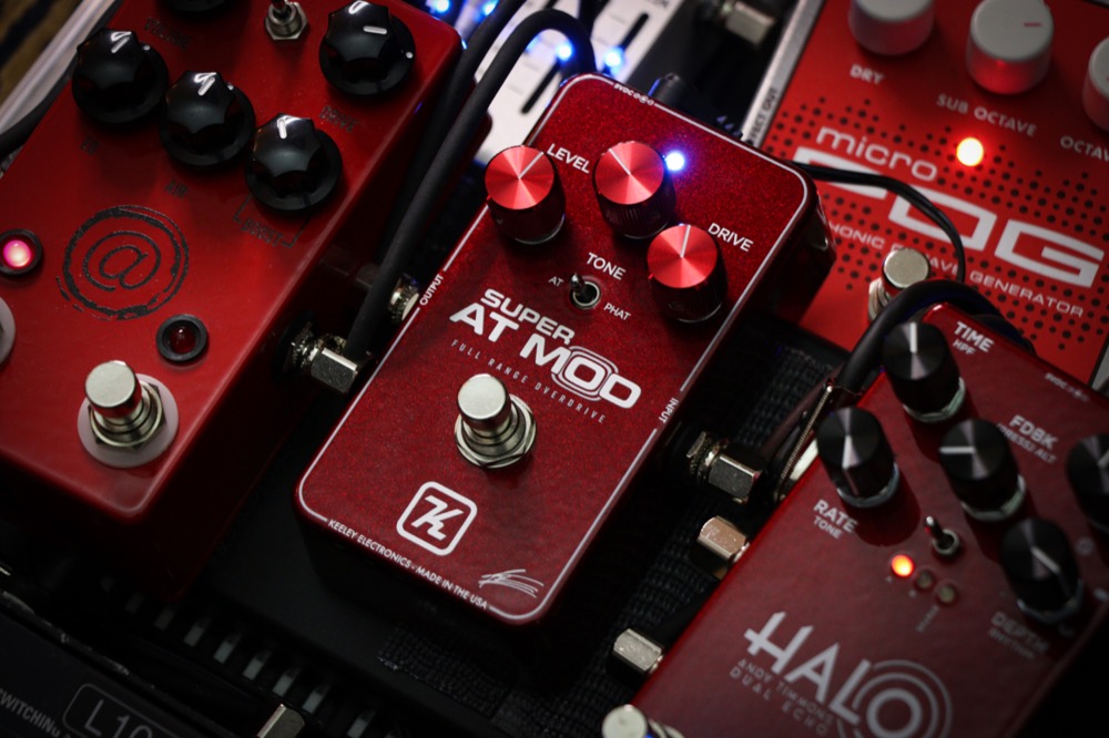 Keeley Super AT Mod Overdrive Limited Edition Andy Timmons Pedal