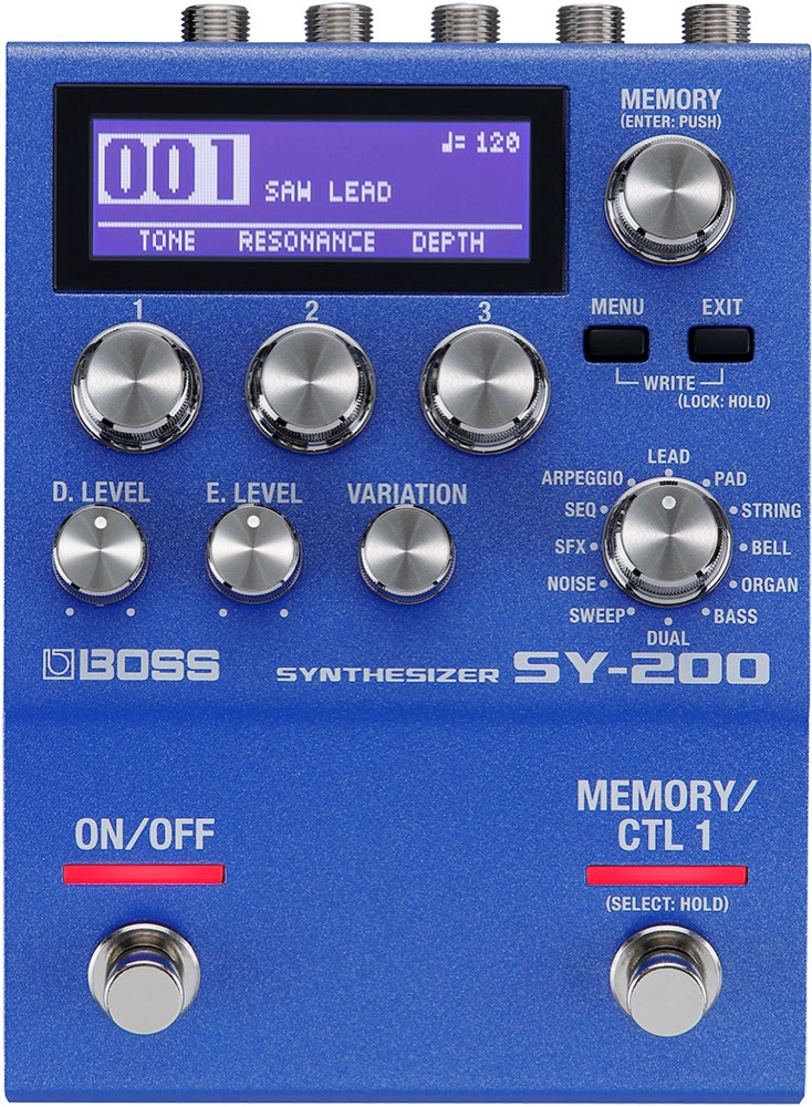BOSS SY-200 Guitar Synthesizer Pedal