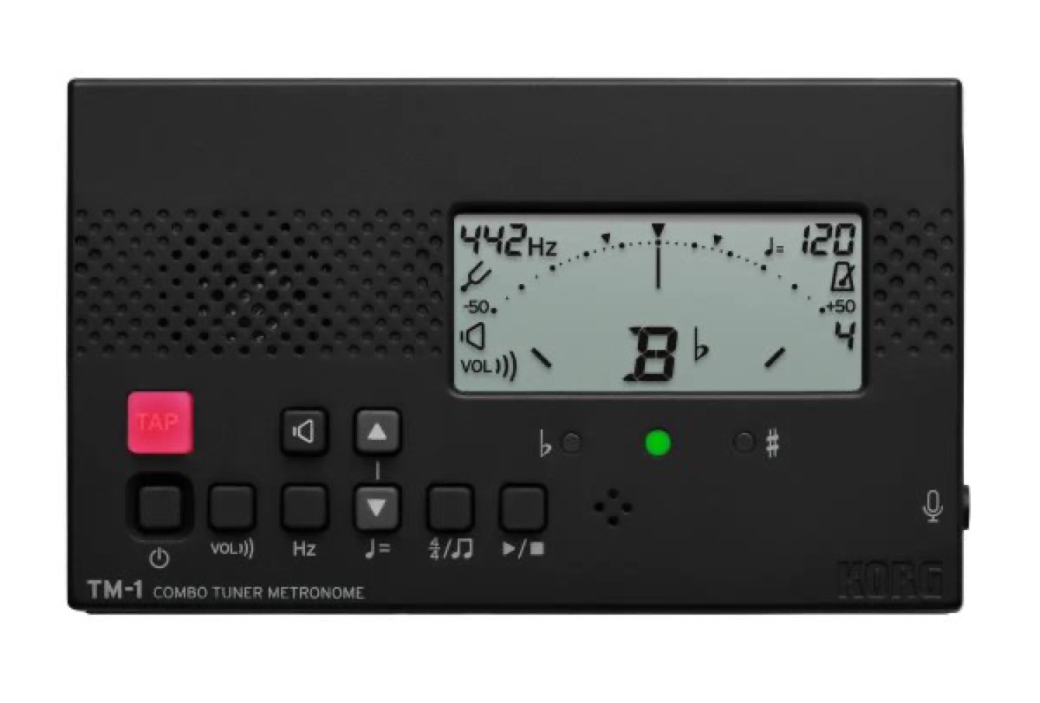 Korg Korg TM-1 Tuner Metronome Combo - Black - Guitars