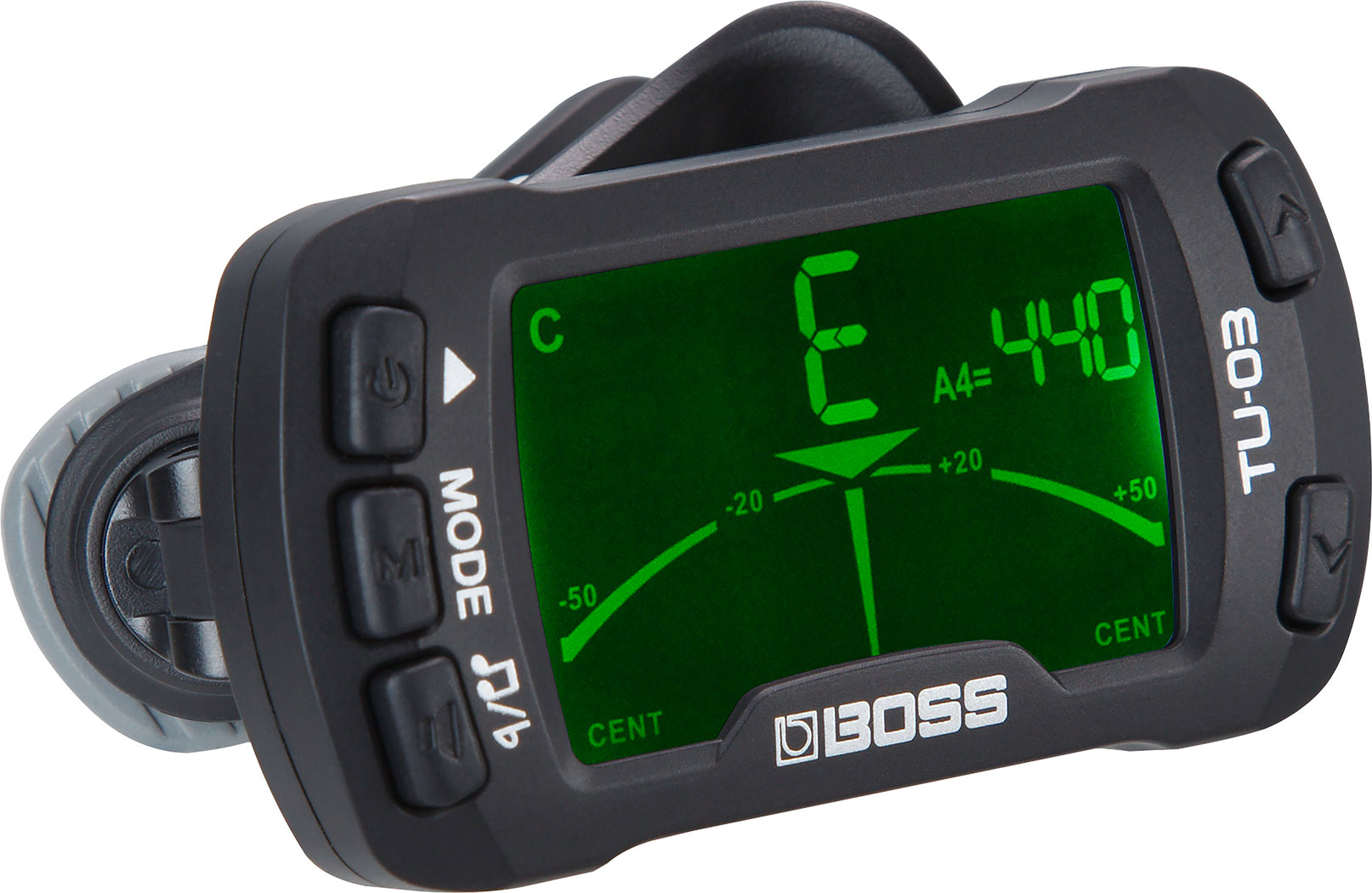 BOSS TU-03 Clip On Chromatic Tuner & Metronome